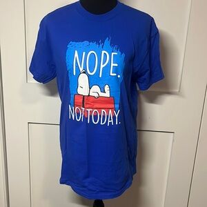 Snoopy Nope Not Today T Shirt uni-sex medium